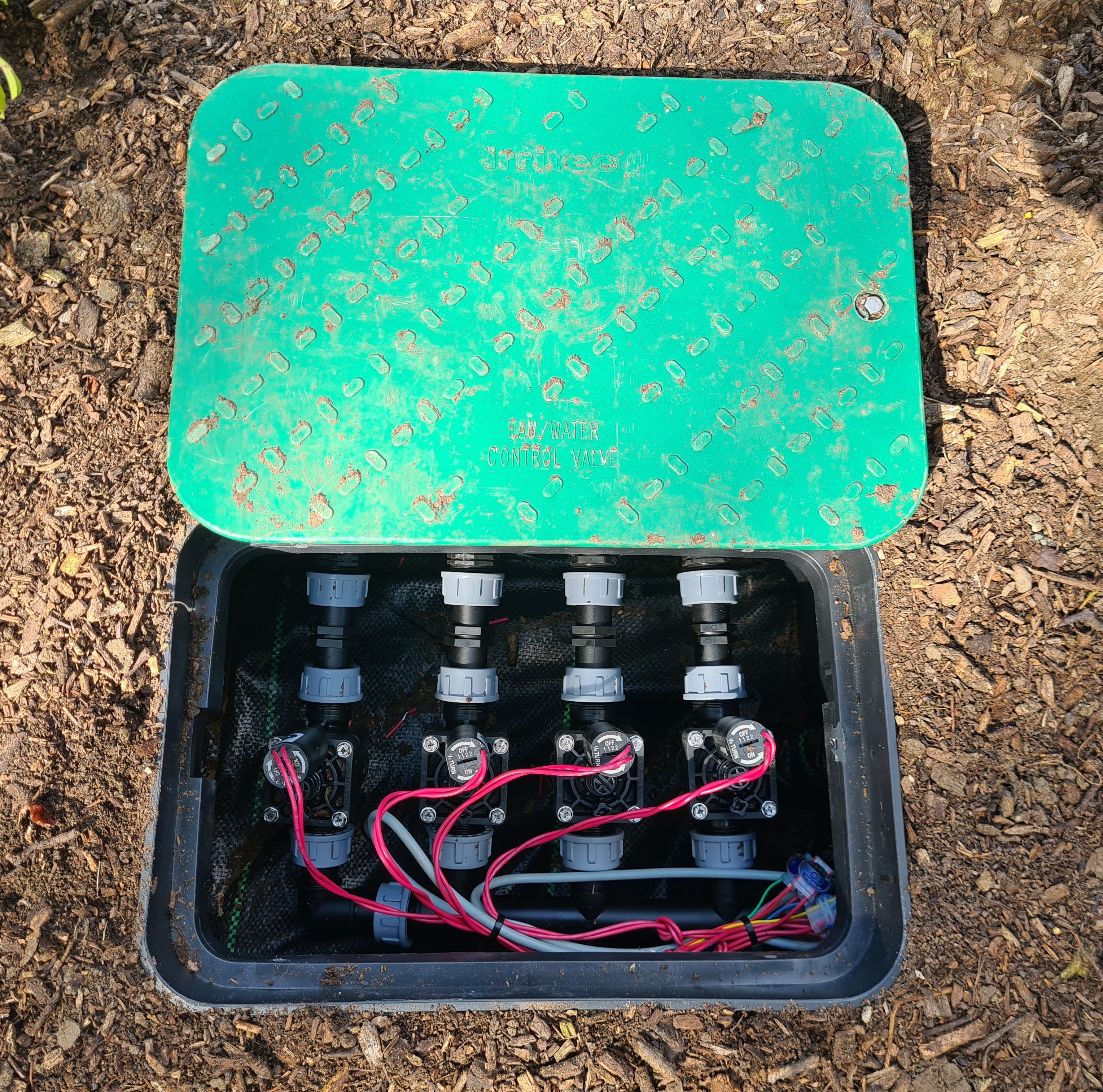 irrigation system valve box